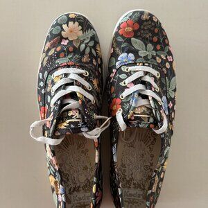 KEDS X Rifle Paper Co Lourdes Floral Anchor Women Shoes Sneakers Sz 9